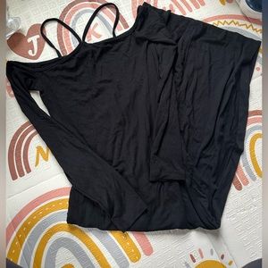 Le prive black cottton dress size S